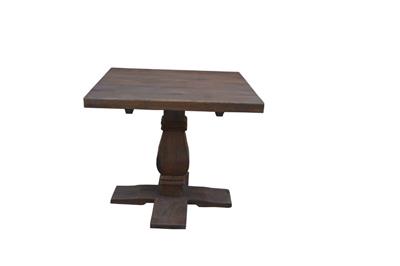 BELLEVUE LAMP TABLE 70X70X60.5CM- ANTI WALNUT