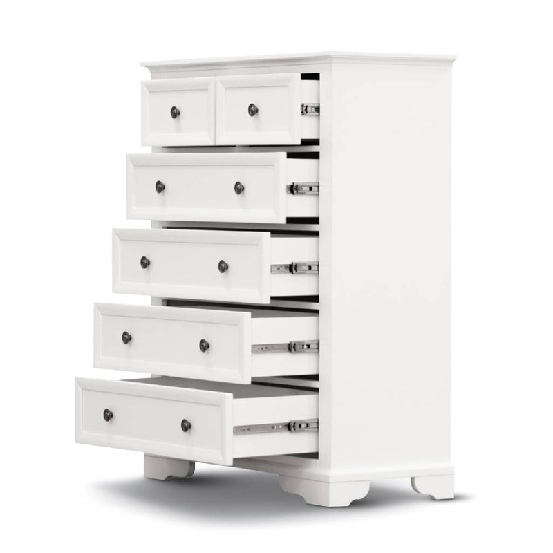 Sala Tallboy 97x44x125.5CM - WHITE-MKII