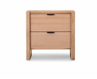 PERISHER 2DRW BEDSIDE TABLE 55X42X55CM-NATRUAL