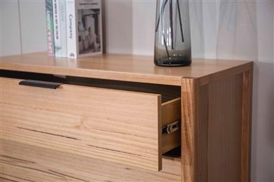 PERISHER 2DRW BEDSIDE TABLE 55X42X55CM-NATRUAL