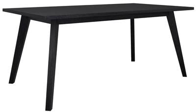 ELLA DINING TABLE 180X100X77CM-BRUSHED BLK