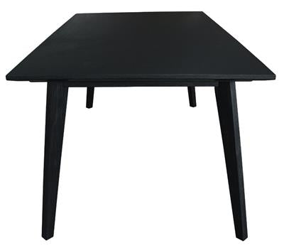 ELLA DINING TABLE 180X100X77CM-BRUSHED BLK