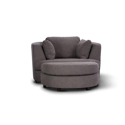 Orlando Ottoman 103x67x45cm-Grey