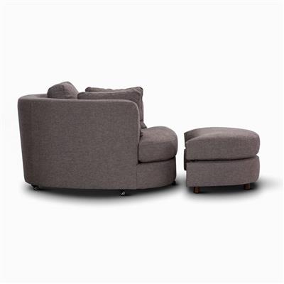 Orlando Ottoman 103x67x45cm-Grey