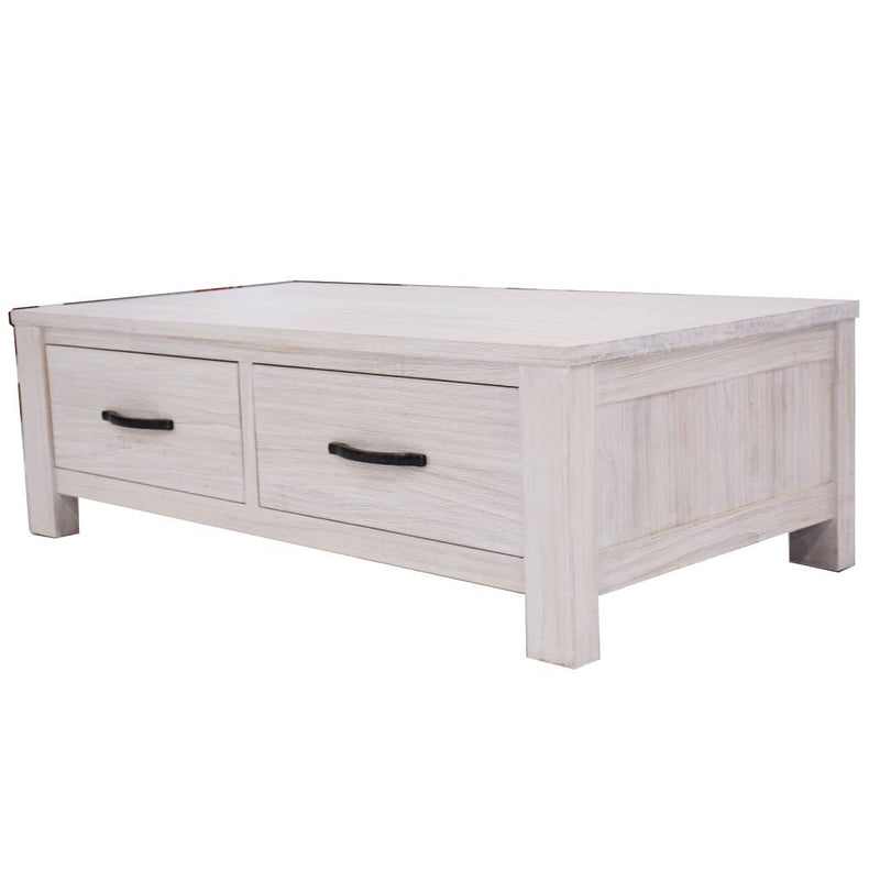 Florida Coffee Table With 2 Drawer 127x66.5x40cm