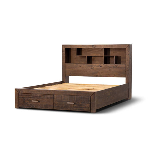 Sedona Q-bed Tallboy & Bedsides Setting