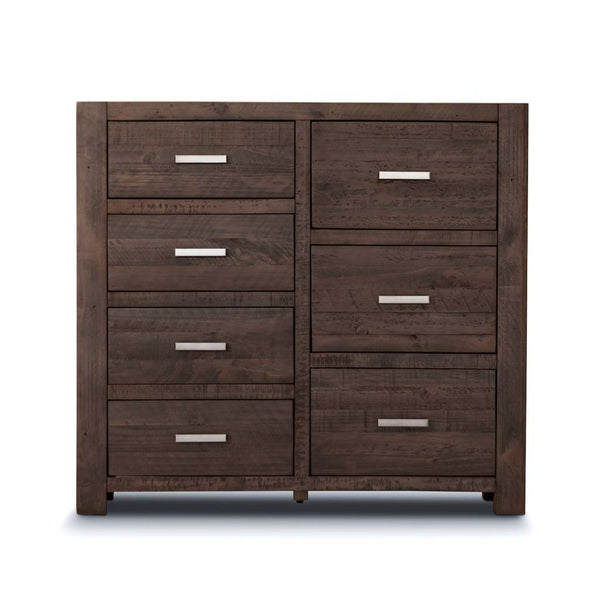 Sedona Tallboy 7 Drawers 120x45x110cm-Grey Stone