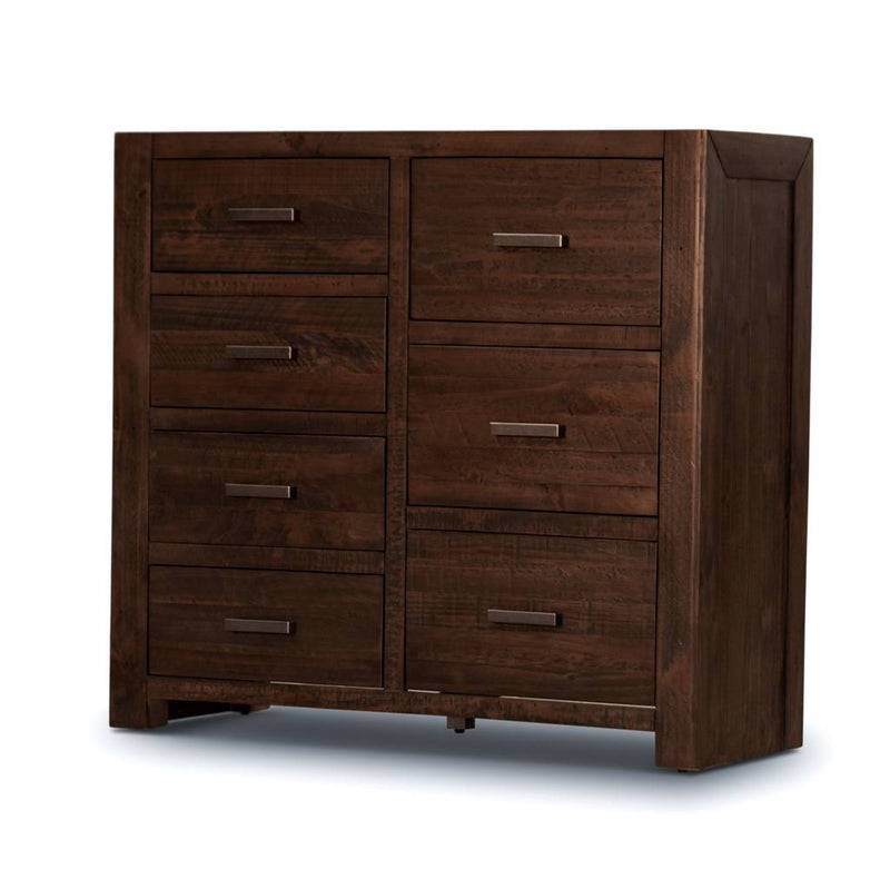 Sedona Tallboy 7 Drawers 120x45x110cm-Grey Stone