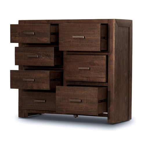 Sedona Q-bed Tallboy & Bedsides Setting