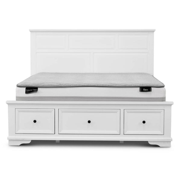 Vienna Queen Bed With Storage At Footboard Mki