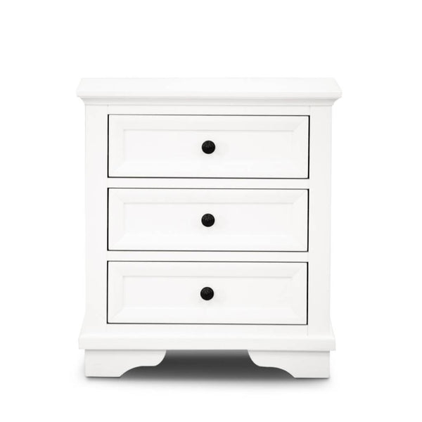 Vienna Bedside 3 Drawers 55x42x60cm-Kii