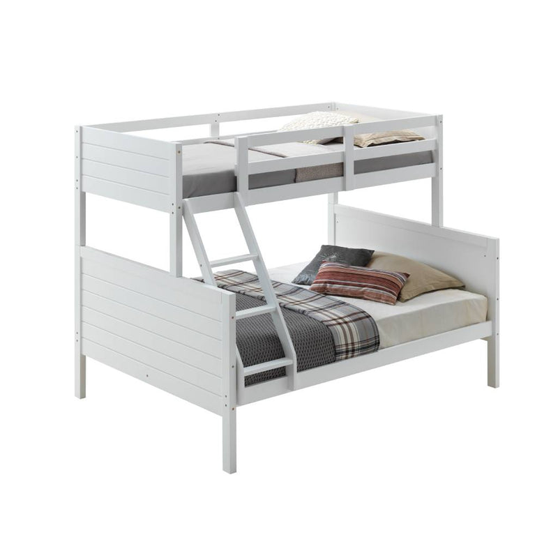 Welling Single Over Double Bed-White 3 Cnts