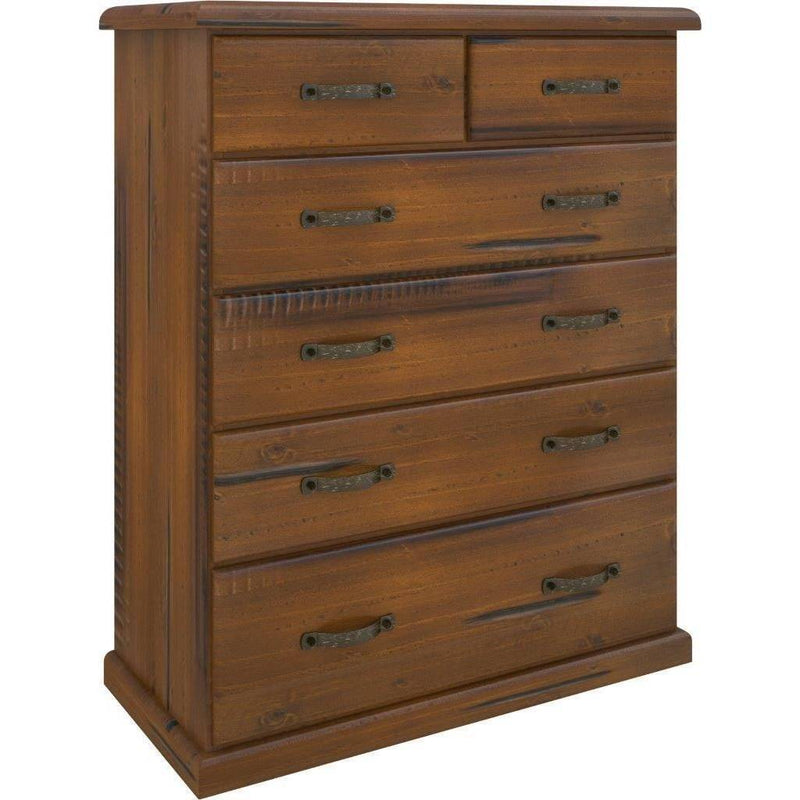 Jamaica 4pc Queen Bed Tallboy-Kit