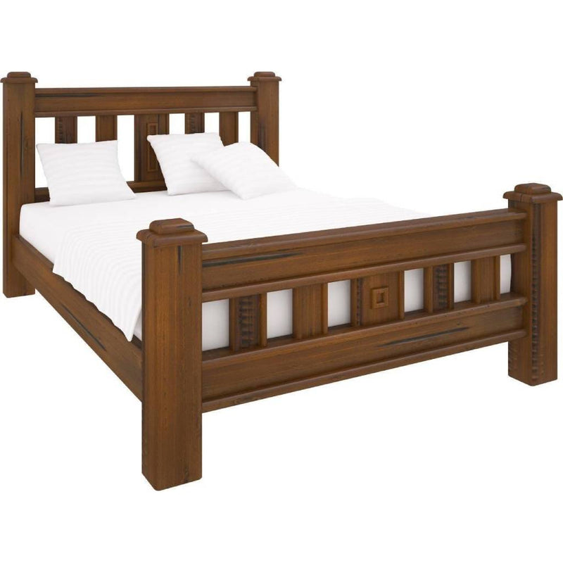 Malmo 4pc King Bed, Tallboy Bedsides-Kit