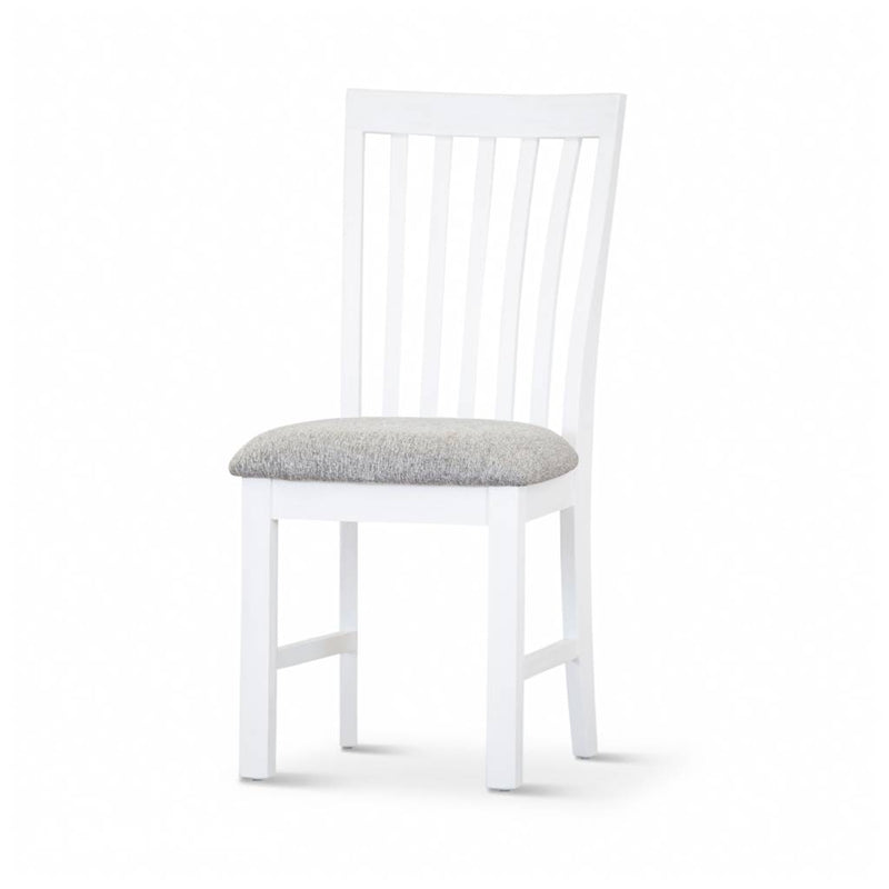 Coastal Dining Chair Dover Fab 46x57x99cm-White