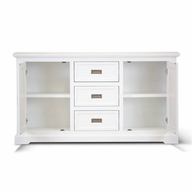 Coastal Buffet 2drs,3drs 166x47x90cm-White