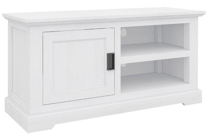 Coastal Tv Unit 1drs,2niches 120x45x60cm White