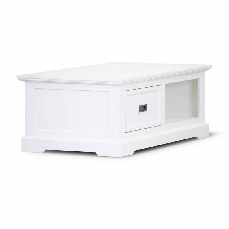 Coastal Coffee Table 120x70x45cm- White