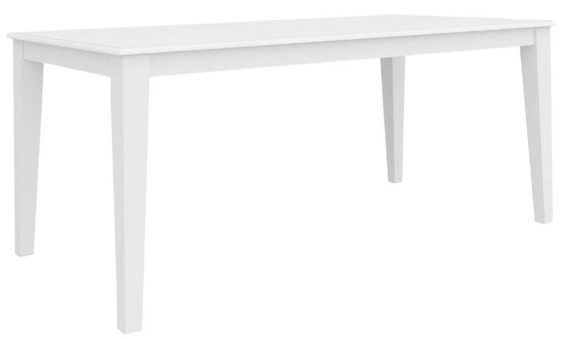 Hampton Dining Table 180x95x77cm-White