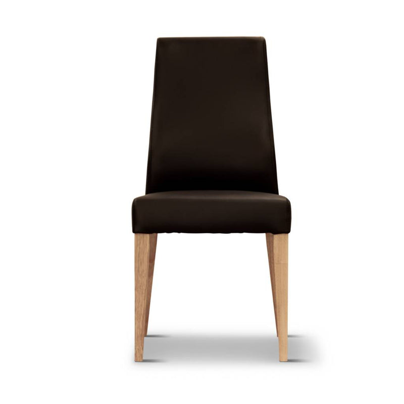 Highland Dining Chair Pu 46x62x97cm Black