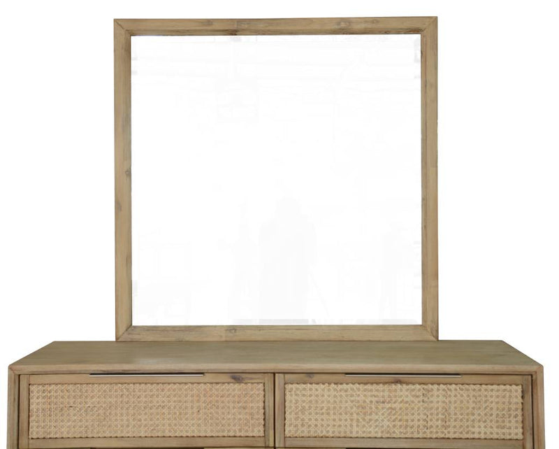 Malmo Mirror 100x3.5x100cm-Brushed Smoke