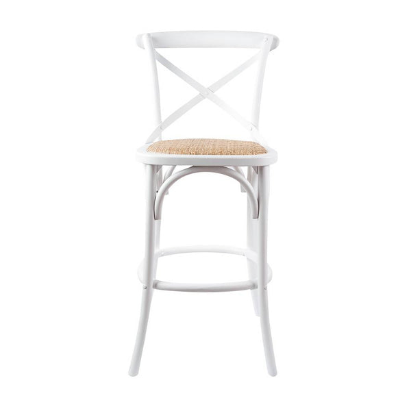 Cafe Bar Stool 52x49.5x103cm-White