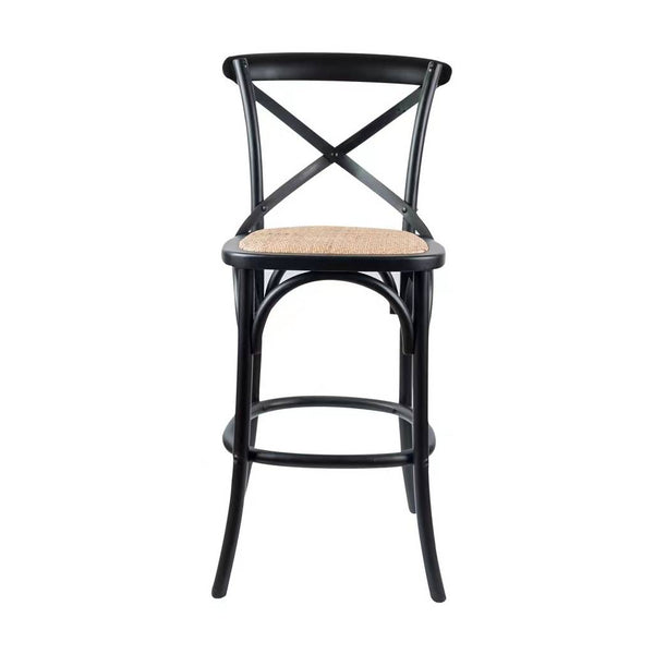 Cafe Bar Stool 52x49.5x103cm-Black