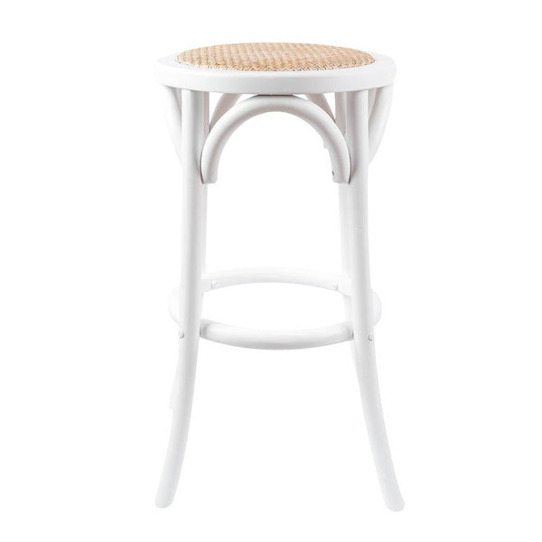 Cafe Kitchen Stool 39 Dia X 66cm-White