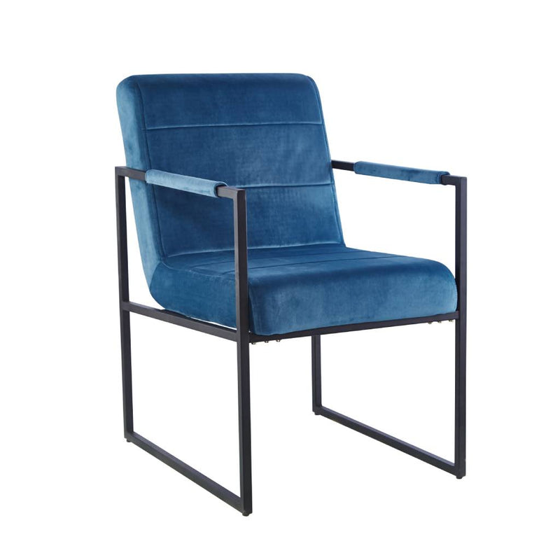 Conrad Velvet Dining Chair 75x57x92-Blue