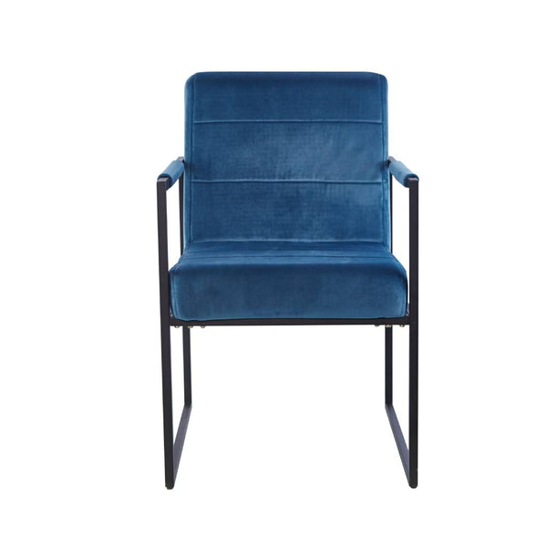 Conrad Velvet Dining Chair 75x57x92-Blue