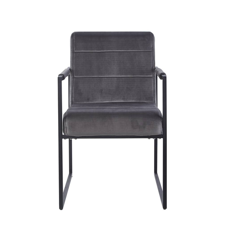 Conrad Velvet Dining Chair 75x57x92-Grey