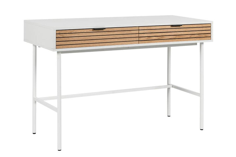 Line Work Desk 120x50x80cm-Oak/White