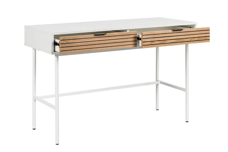 Line Work Desk 120x50x80cm-Oak/White