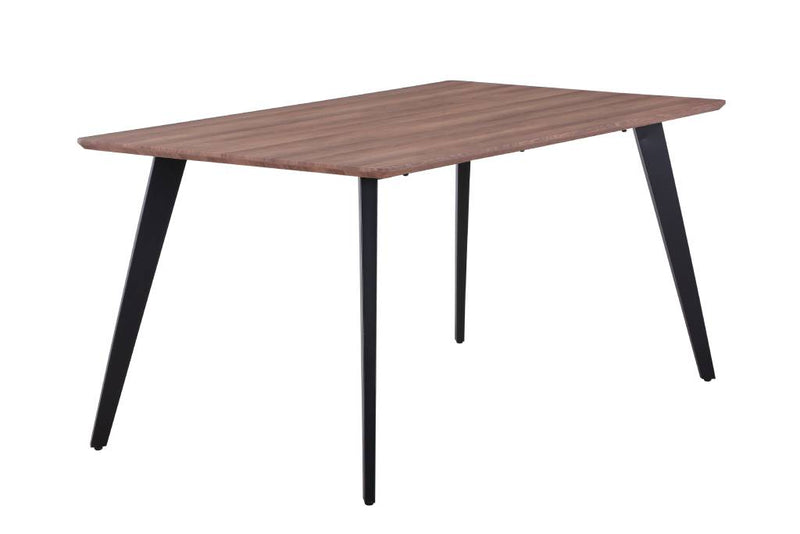 Reyes Dining Table 160x90x76cm-oak/san Blk Leg