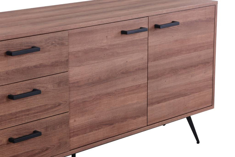 Reyes Sideboard 160x50x76cm-oak/san Blk Leg