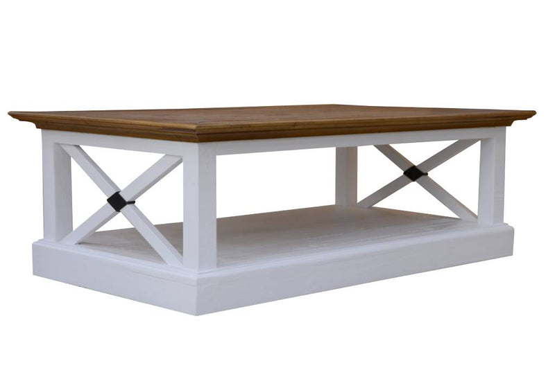 Sahara Coffee Table 120x70x40cm-Choc/Wht