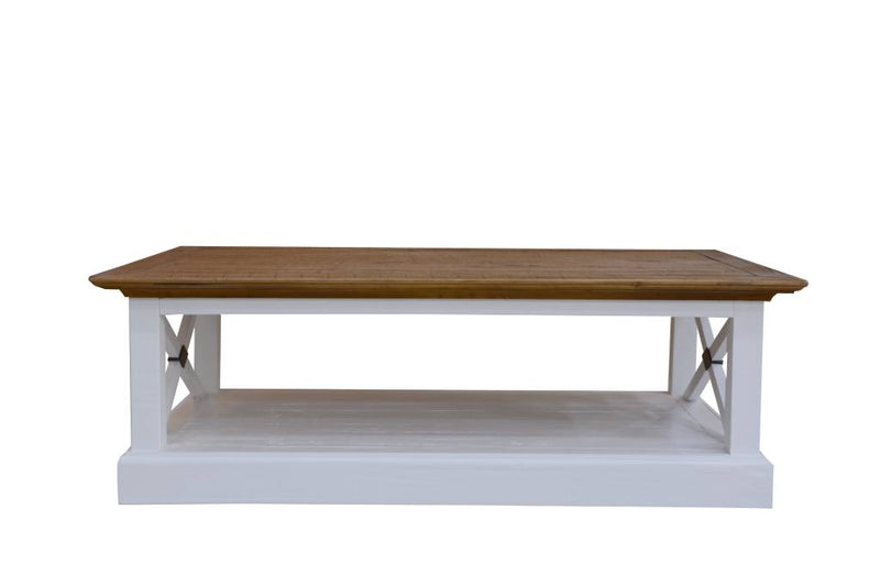 Sahara Coffee Table 120x70x40cm-Choc/Wht