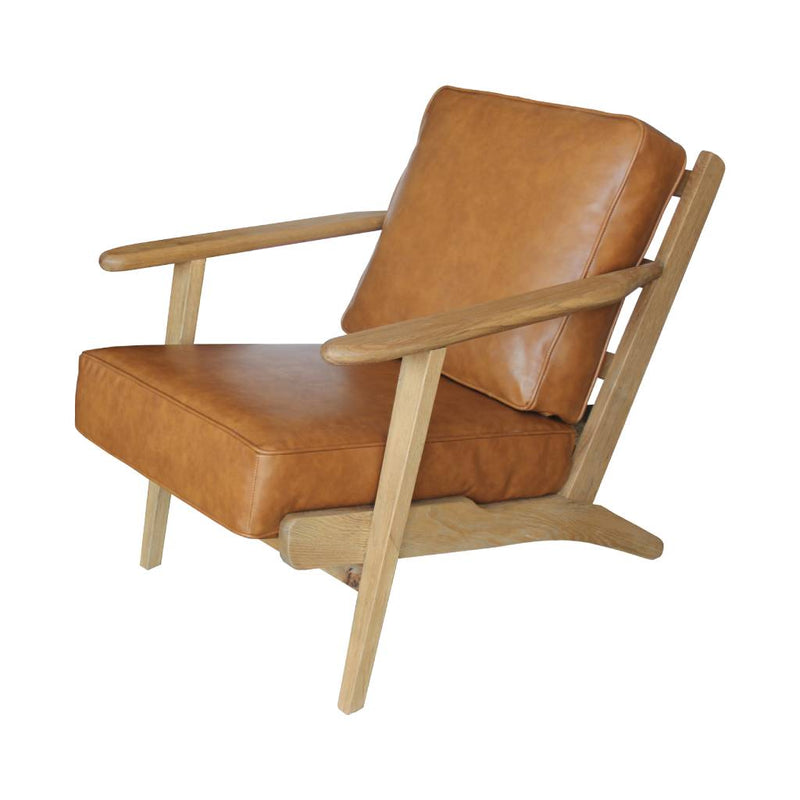 Rocco Pu Arm Chair 71x90x73.5cm-Tan