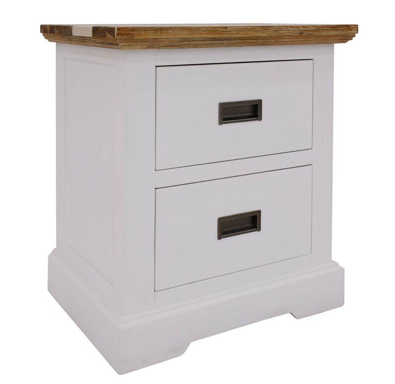 Dover Bedside 2 Drws 58x45x60cm