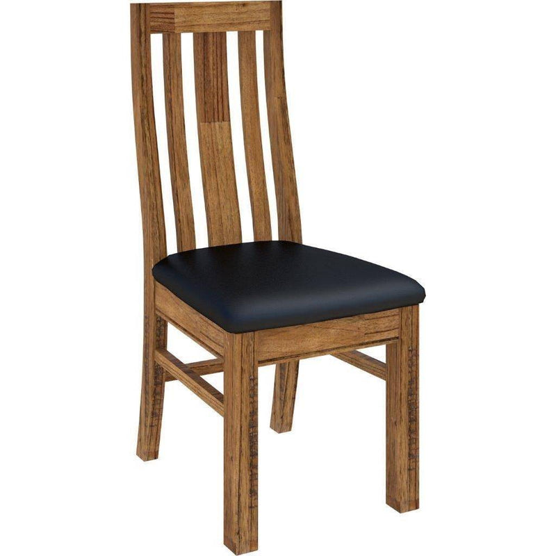 Toscana Dining Chair With Pu Seat Mkii-Natural