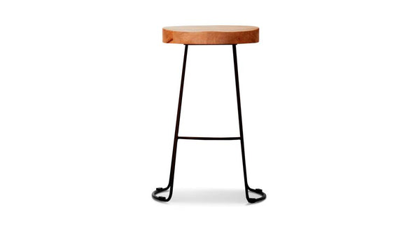 Tractor Stool 46x40x68cm With Black Metal Base