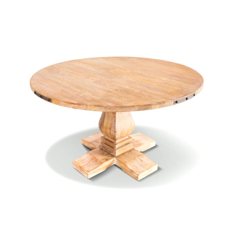 Utah Round Dining Table 135x135x76.8 Cm - Honey W