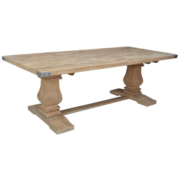 Utah Dining Table 230x100x76.5 Cm- Honey Wash